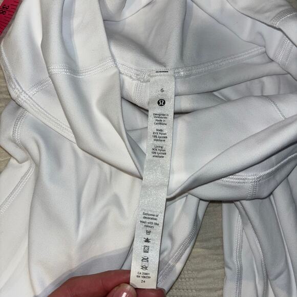 Lululemon Align White Leggings Size 6 - Picture 7 of 14